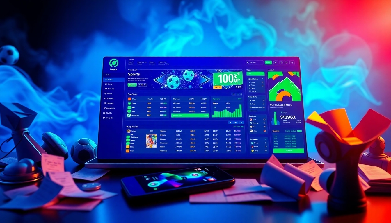 Explore the exciting world of sports betting at bet994.net with a sleek dashboard interface showcasing vibrant betting options.