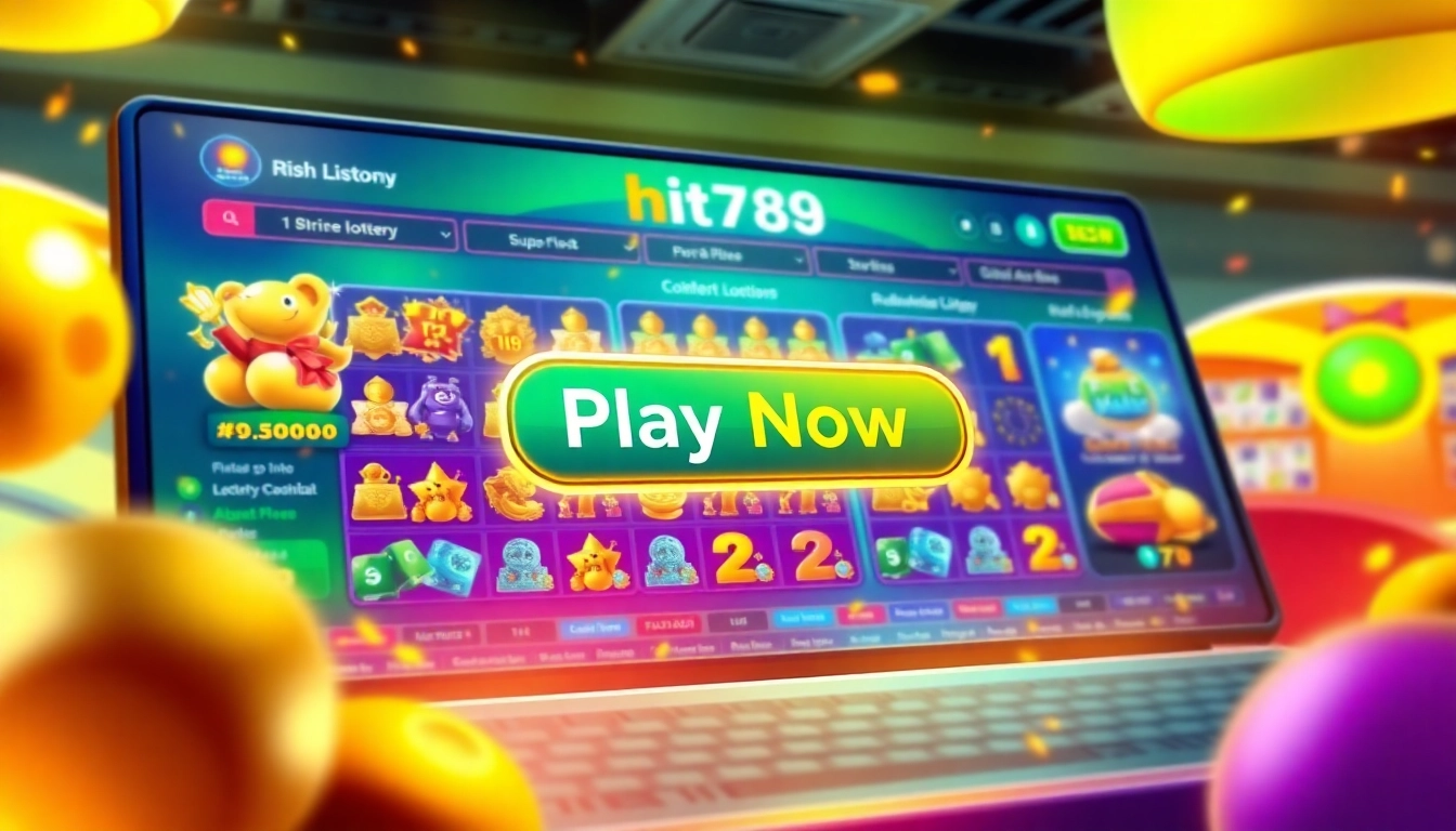 Experience the excitement of hit789 lottery platform featuring engaging game options.