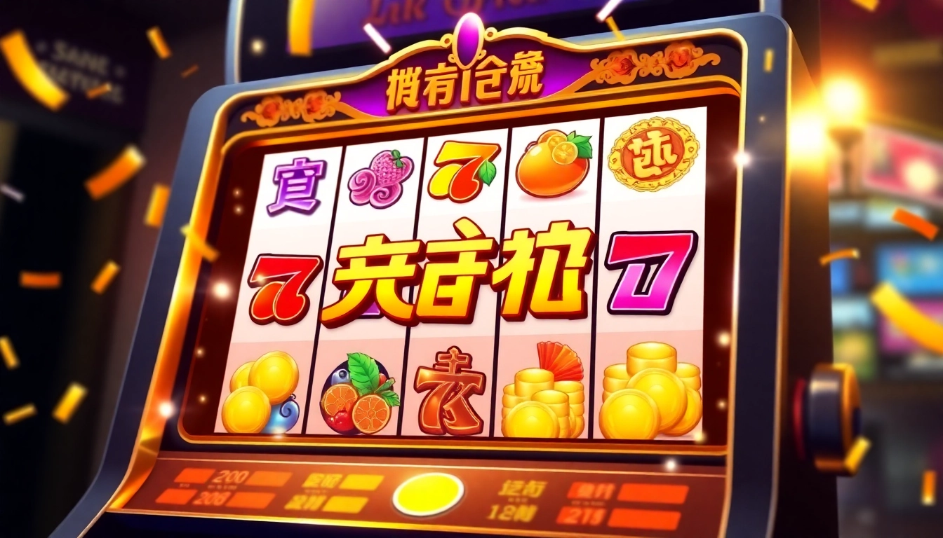 ทดลองเล่นสล็อต in a colorful, engaging virtual slot machine interface attractively designed for players.