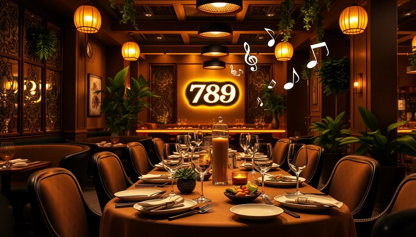 Experience delectable dishes at 789club.restaurant's beautifully set dining table, inviting guests to savor exquisite cuisine.