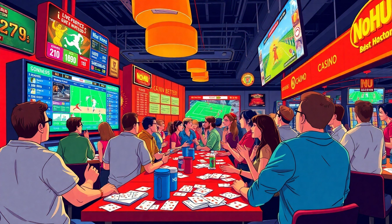 Experience the excitement of sports betting at the casino with 'No Hu' moments capturing thrilling wins.
