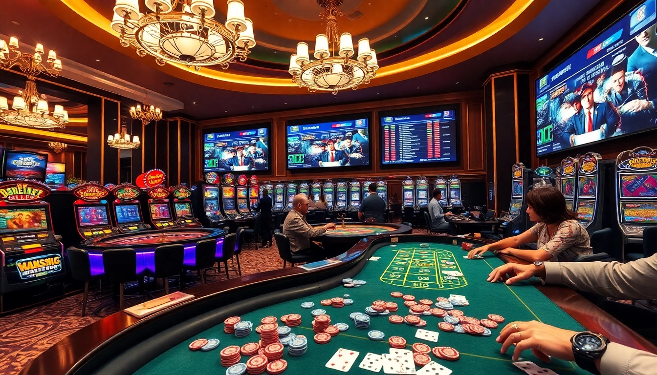 Experience the excitement of betting at https://123bvi.org/, featuring a lively casino with roulette and poker tables.