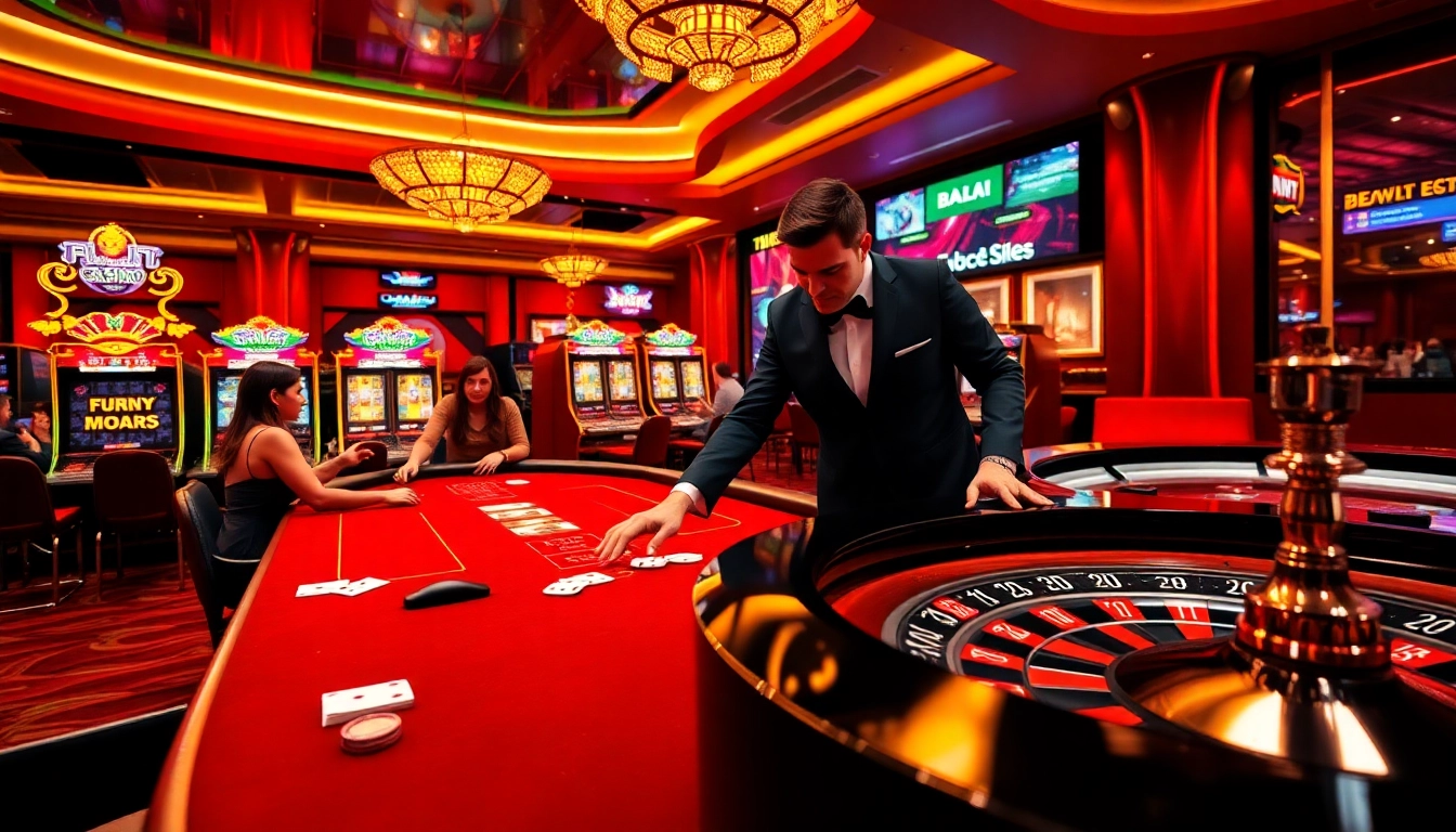 Unlimit Casino features exhilarating gameplay with vibrant slot machines and poker tables buzzing with excitement.