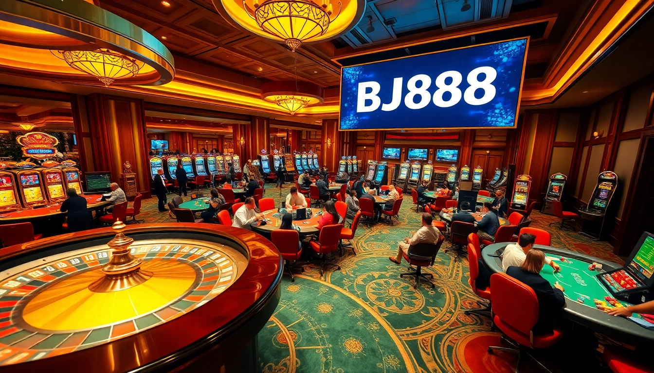 Experience the thrill of winning with BJ888 at our dynamic casino tables filled with excitement and games.