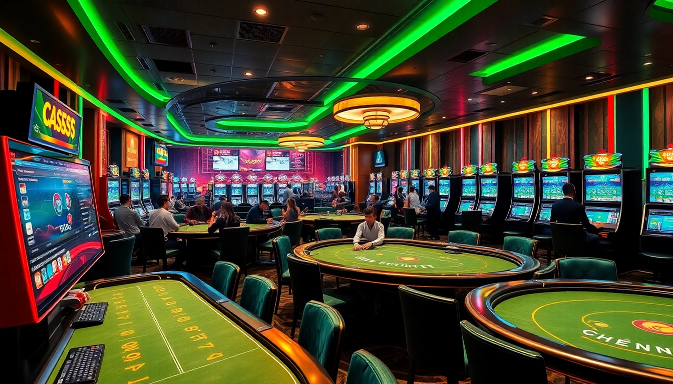 Experience the thrill of kèo nhà cái betting with live odds at a vibrant casino sporting event.