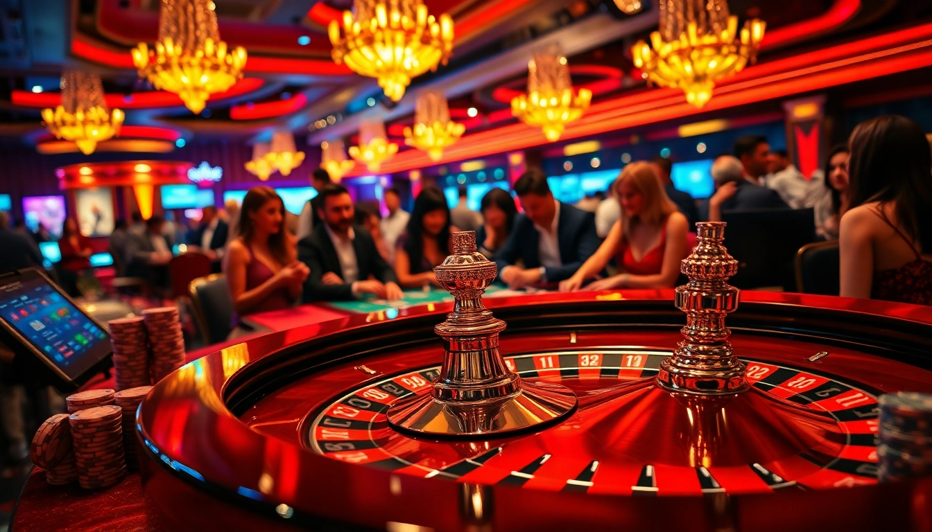 Experience the thrill of winning at GO99COM’s casino games with roulette and poker chips.
