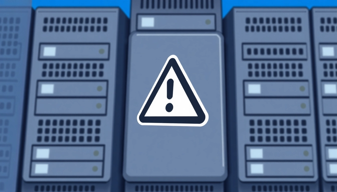 MM OO warning sign on a server indicating rate limit issues, visually highlighting server performance.